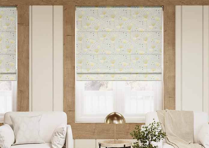 Bergen, Grey - Twist&Fit Roman Blind - Image 3